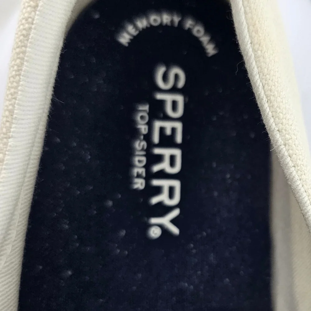 Sperry Top Sider Womens‎ Canvas Lace Up Sneakers Shoes White Size 7 STS84190 EUC - Picture 5 of 11